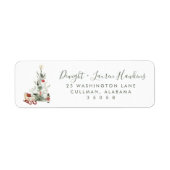 Holiday | Return Address Label ラベル (正面)