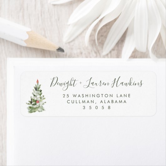 Holiday | Return Address Label ラベル (インサイチュ)