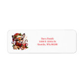 Holiday Return Address Labels ラベル (正面)