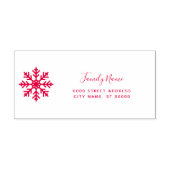 Holiday Return Address Self-inking Stamp セルフインキングスタンプ (デザイン)