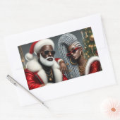 Holiday Royalty 長方形シール (封筒)