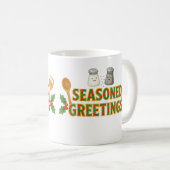 Holiday Seasoned Greetings コーヒーマグカップ (正面右)
