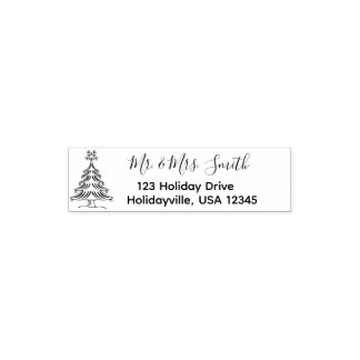 Holiday Self-Inking Stamp セルフインキングスタンプ