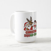 Holiday Selfie Crew コーヒーマグカップ (正面左)