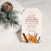 Holiday Simmering Potpourri ギフトタグ