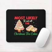 Holiday Snack, Most Likely To Eat All Christmas Tr マウスパッド (マウス)