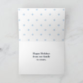 Holiday Snow Globeの写真 カード (内部)