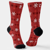 Holiday Snowflake Pattern Socks ソックス (傾斜あり)