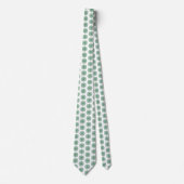 Holiday Snowflake Plaid Pattern Green Neck Tie ネクタイ (正面)