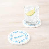 Holiday Snowflake Wreath コースター (側面)