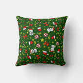 Holiday Snowman クッション (裏面)