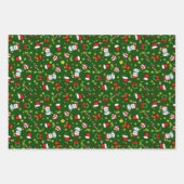 Holiday Snowman ラッピングペーパーシート (正面3)