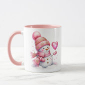 Holiday Snowman Coffee Mug マグカップ (左)