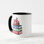 Holiday Spirit Book Club Mug | BLACK マグカップ (正面左)