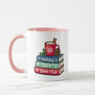 Holiday Spirit Book Club Mug | Pink マグカップ