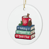 Holiday Spirit Book Club Ornament | Book Lovers セラミックオーナメント (左)