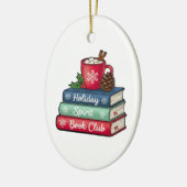 Holiday Spirit Book Club Ornament | Book Lovers セラミックオーナメント (左)