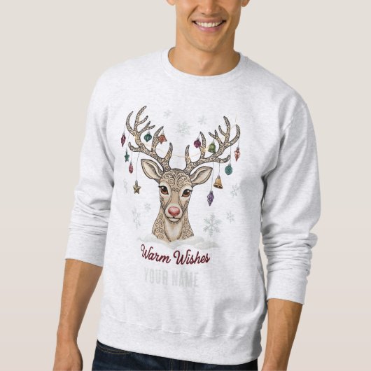 Holiday Spirit, Deer Edition スウェットシャツ (正面)