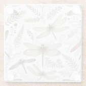 Holiday Spirit Dragonflies ガラスコースター (裏面)