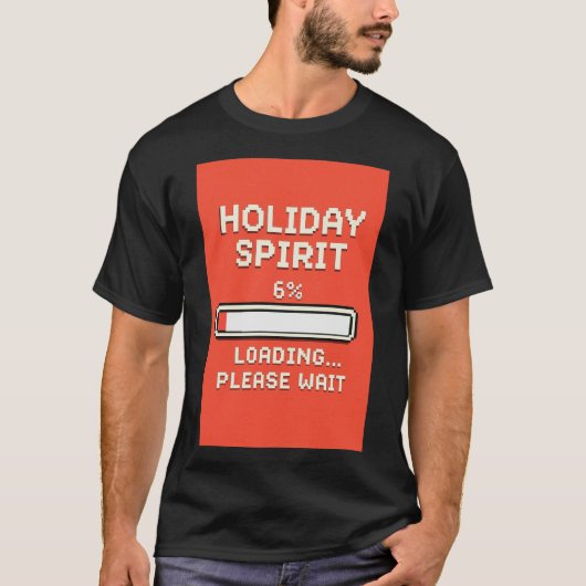 Holiday Spirit Loading Bar Tシャツ (正面)