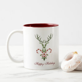 Holiday Stag Mug ツートーンマグカップ