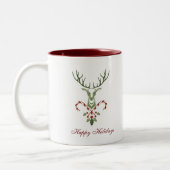 Holiday Stag Mug ツートーンマグカップ (左)