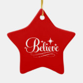 Holiday Star Ornament セラミックオーナメント (裏面)