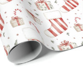 Holiday Stockings & Gifts  ラッピングペーパー (ロールコーナー)
