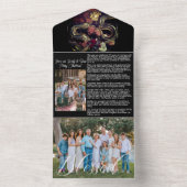 Holiday Storyカード（写真あり） オールインワン招待状 (内側)