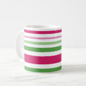 Holiday Stripe 1 Mug コーヒーマグカップ (正面左)