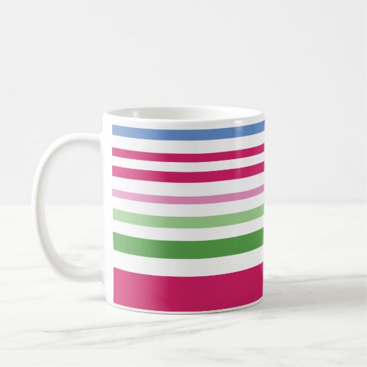Holiday Stripe 3 Mug コーヒーマグカップ (左)