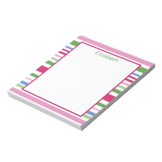 Holiday Stripe Notepad ノートパッド (回転)