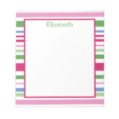 Holiday Stripe Notepad ノートパッド (正面)