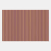 Holiday stripes + geometrics in traditional colors ラッピングペーパーシート (正面)