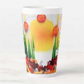 HOLIDAY SUNSHINE WITHIN THE PINES :) カフェラテマグ (正面)