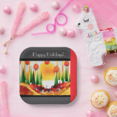 HOLIDAY SUNSHINE WITHIN THE PINES :) ペーパープレート (パーティー)