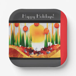 HOLIDAY SUNSHINE WITHIN THE PINES :) ペーパープレート