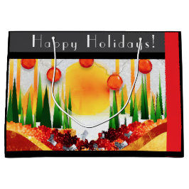 HOLIDAY SUNSHINE WITHIN THE PINES :) ラージペーパーバッグ