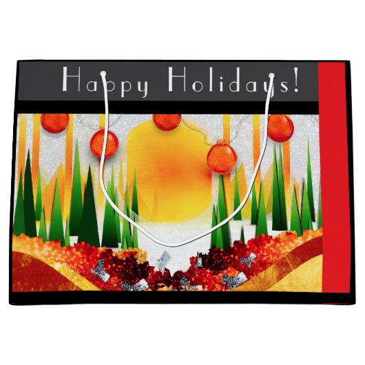 HOLIDAY SUNSHINE WITHIN THE PINES :) ラージペーパーバッグ (正面)