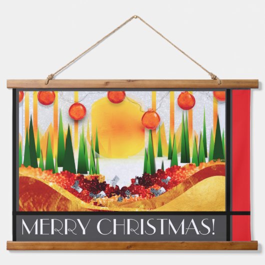 HOLIDAY SUNSHINE WITHIN THE PINES :) 吊り下げ型タペストリー (正面)
