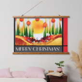 HOLIDAY SUNSHINE WITHIN THE PINES :) 吊り下げ型タペストリー (寝室)