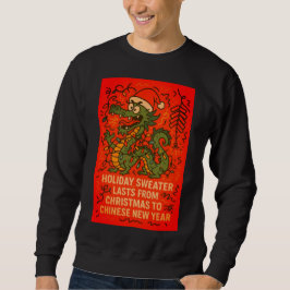 Holiday Sweater Christmas till Chinese New Year スウェットシャツ