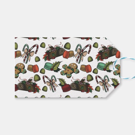 Holiday Sweets ギフトタグ (正面(横))