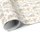 Holiday Sweets- Coco (Sheer) Wrapping Paper ラッピングペーパー (ロールコーナー)