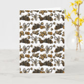 Holiday Sweets- Coco (Solid) Large Gift Bag カード (黄色い花)