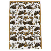 Holiday Sweets- Coco (Solid) Medium Gift Bag ミディアムペーパーバッグ (正面)