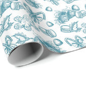 Holiday Sweets- Ice (Sheer) ラッピングペーパー (ロールコーナー)