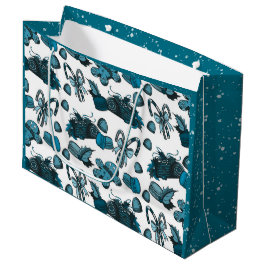 Holiday Sweets- Ice (Solid) ラージペーパーバッグ