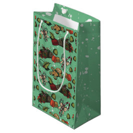 Holiday Sweets- Mint (Color) スモールペーパーバッグ
