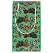 Holiday Sweets- Mint (Color) スモールペーパーバッグ (正面)